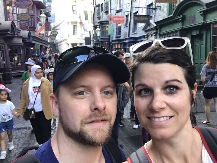 Katie Leblanc in Universal Orlando